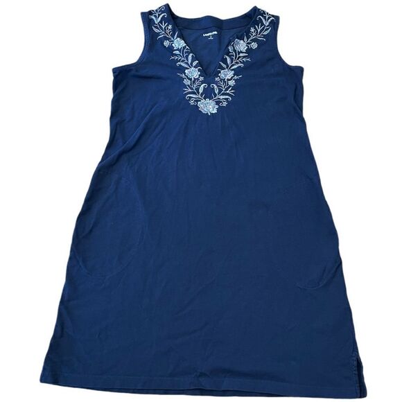 Womens’ Lands’ End Navy Blue Tank Dress Size S - Picture 1 of 6